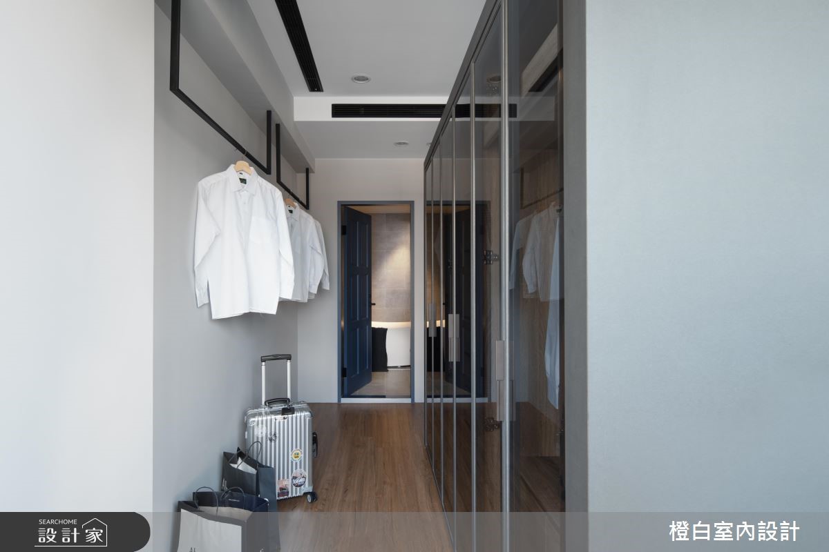 30坪中古屋(5~15年)＿混搭風更衣間案例圖片＿橙白室內裝修設計工程有限公司＿橙白_69當代藝術之23