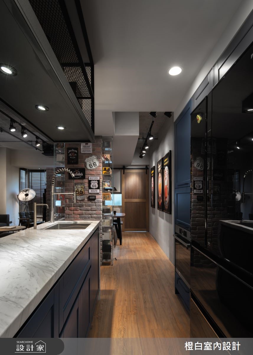 30坪中古屋(5~15年)＿混搭風廚房案例圖片＿橙白室內裝修設計工程有限公司＿橙白_69當代藝術之13