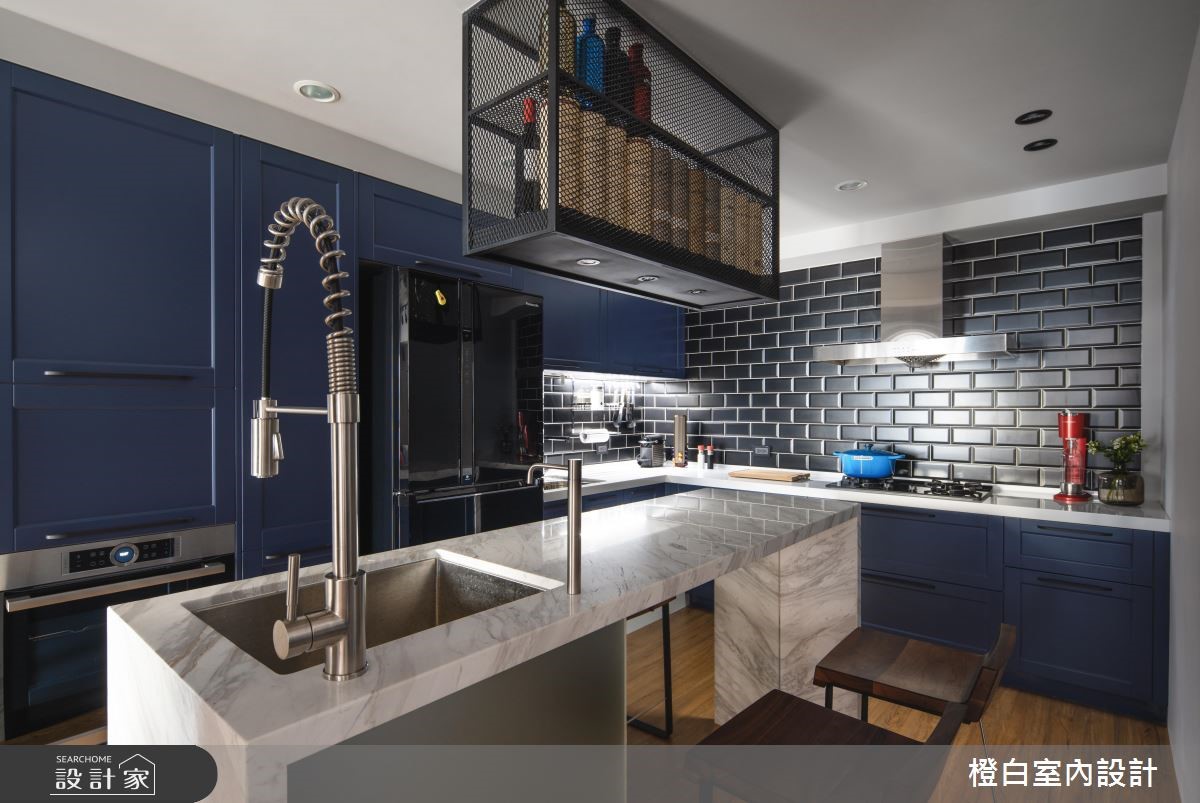 30坪中古屋(5~15年)＿混搭風廚房案例圖片＿橙白室內裝修設計工程有限公司＿橙白_69當代藝術之8