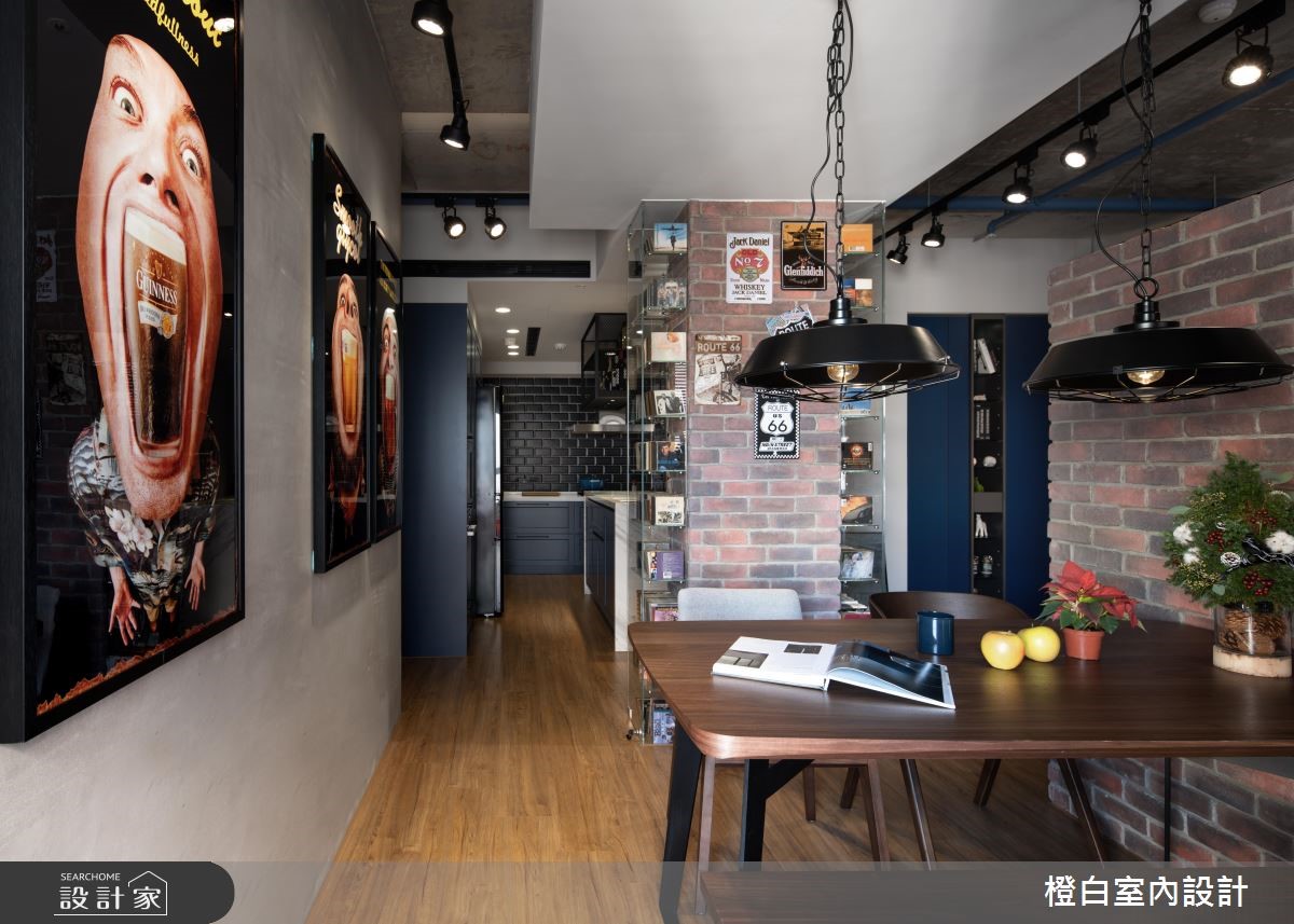30坪中古屋(5~15年)＿混搭風餐廳案例圖片＿橙白室內裝修設計工程有限公司＿橙白_69當代藝術之9