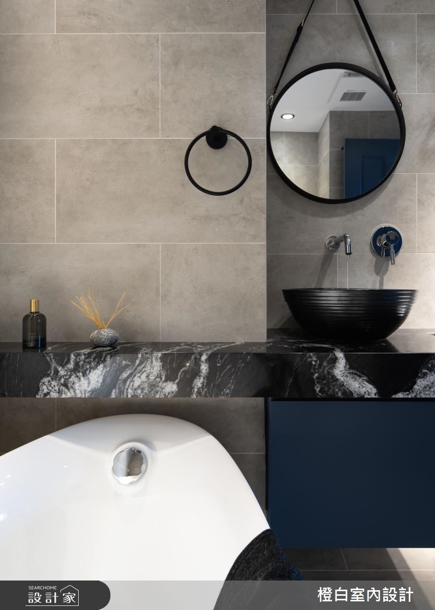 30坪中古屋(5~15年)＿混搭風浴室案例圖片＿橙白室內裝修設計工程有限公司＿橙白_69當代藝術之25