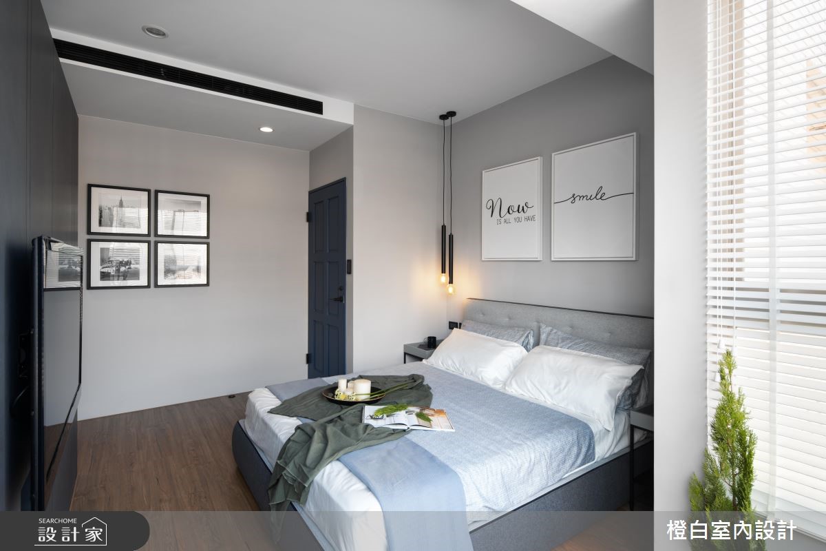 30坪中古屋(5~15年)＿混搭風臥室案例圖片＿橙白室內裝修設計工程有限公司＿橙白_69當代藝術之18