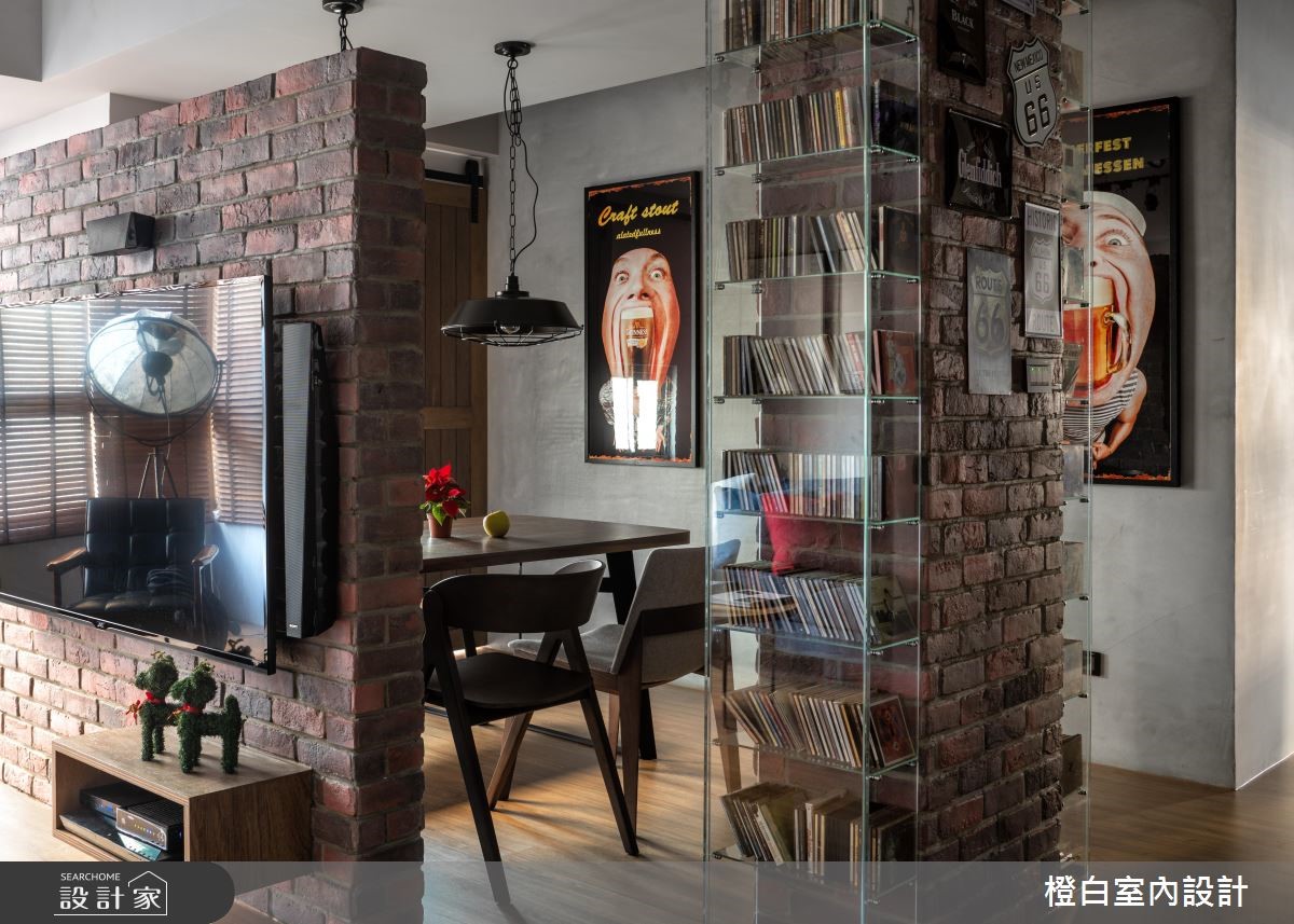 30坪中古屋(5~15年)＿混搭風餐廳案例圖片＿橙白室內裝修設計工程有限公司＿橙白_69當代藝術之2