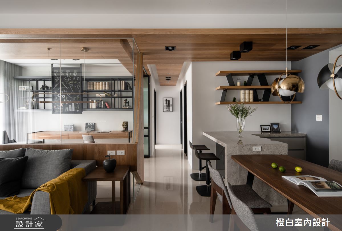 45坪新成屋(5年以下)＿混搭風案例圖片＿橙白室內裝修設計工程有限公司＿橙白_70遠雄牡丹園之11
