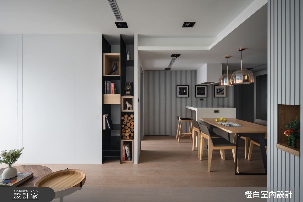 30坪新成屋(5年以下)＿混搭風餐廳案例圖片＿橙白室內裝修設計工程有限公司＿橙白_71布拉諾花園之6