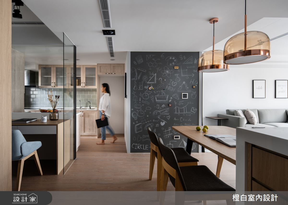 30坪新成屋(5年以下)＿混搭風餐廳案例圖片＿橙白室內裝修設計工程有限公司＿橙白_71布拉諾花園之8