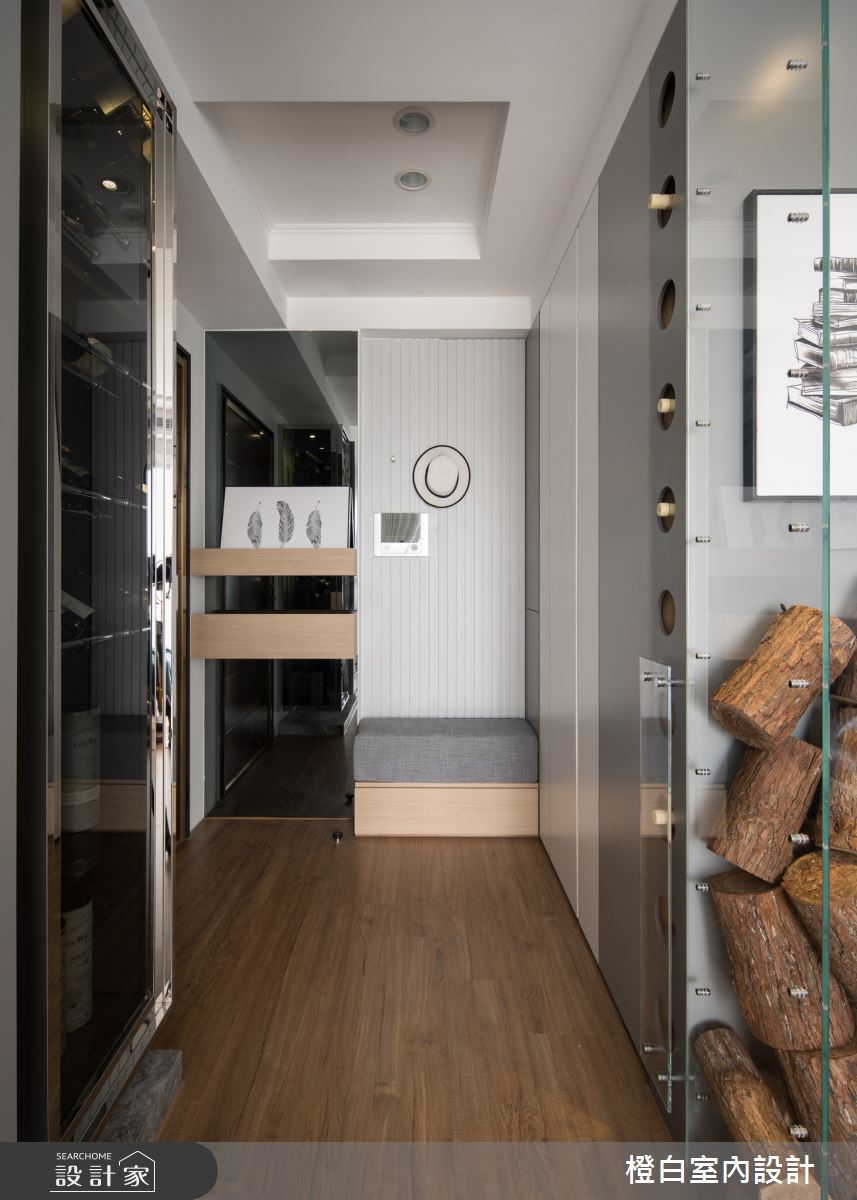 32坪中古屋(5~15年)＿混搭風玄關案例圖片＿橙白室內裝修設計工程有限公司＿橙白_72世界之藝之9