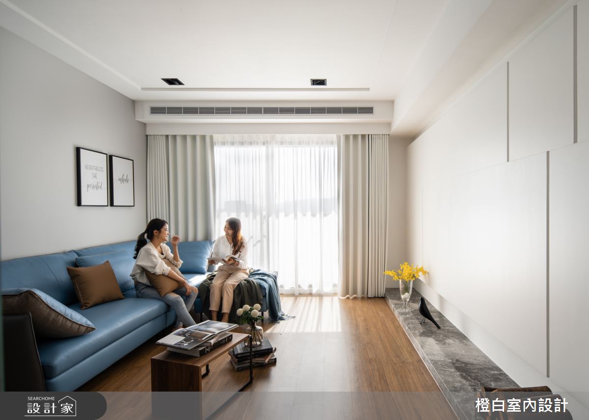 32坪中古屋(5~15年)＿混搭風客廳案例圖片＿橙白室內裝修設計工程有限公司＿橙白_72世界之藝之4