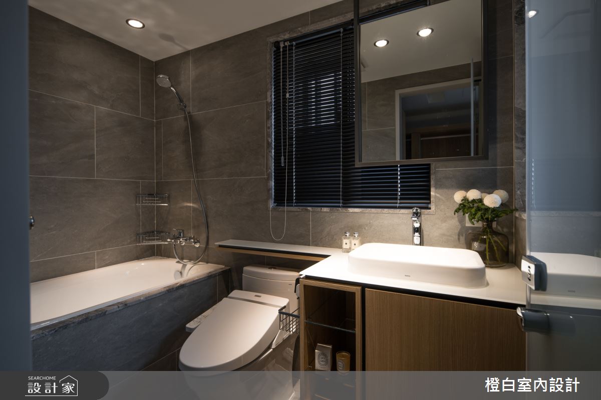 32坪中古屋(5~15年)＿混搭風浴室案例圖片＿橙白室內裝修設計工程有限公司＿橙白_72世界之藝之29