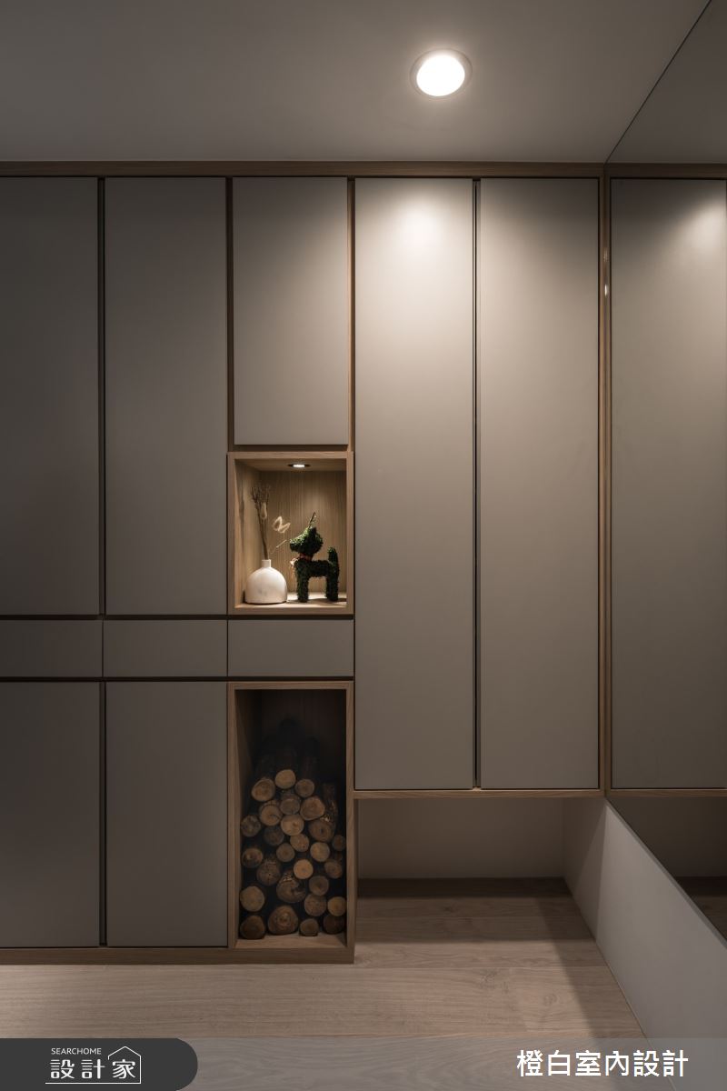 20坪新成屋(5年以下)＿混搭風玄關案例圖片＿橙白室內裝修設計工程有限公司＿橙白_73小宅革命之1