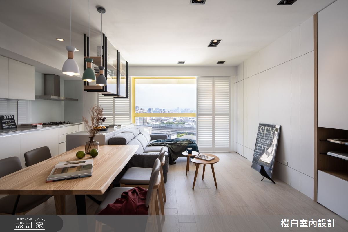 20坪新成屋(5年以下)＿混搭風餐廳案例圖片＿橙白室內裝修設計工程有限公司＿橙白_73小宅革命之7