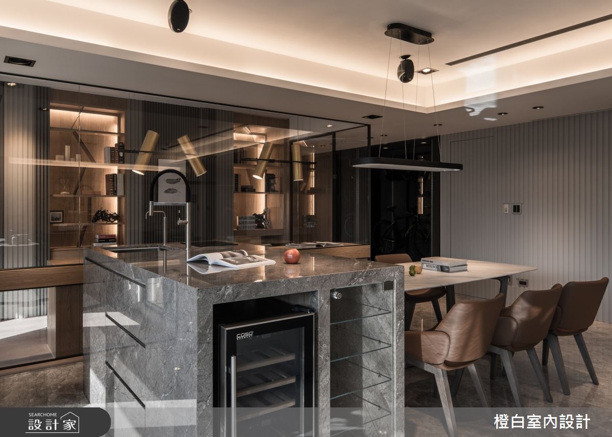 55坪新成屋(5年以下)＿混搭風餐廳案例圖片＿橙白室內裝修設計工程有限公司＿橙白_74水美奇岩之10