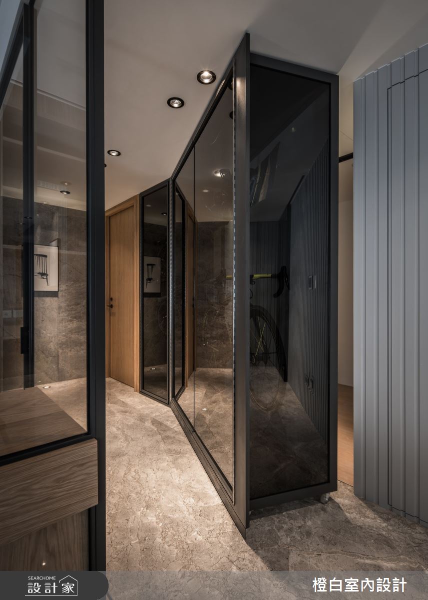 55坪新成屋(5年以下)＿混搭風走廊案例圖片＿橙白室內裝修設計工程有限公司＿橙白_74水美奇岩之18