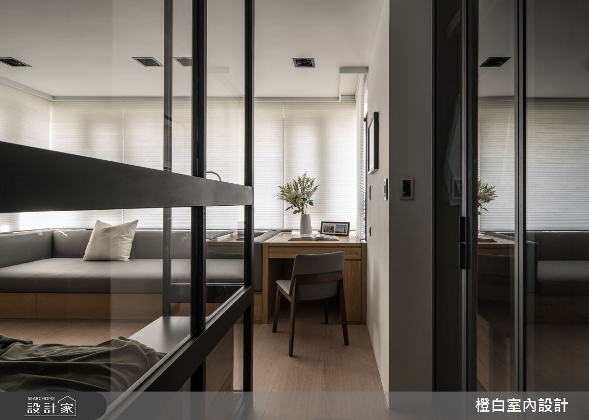 55坪新成屋(5年以下)＿混搭風臥室案例圖片＿橙白室內裝修設計工程有限公司＿橙白_74水美奇岩之25