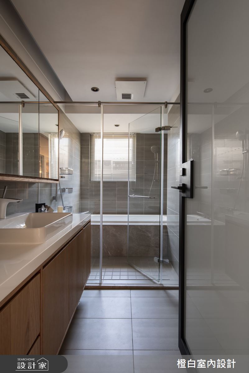 55坪新成屋(5年以下)＿混搭風浴室案例圖片＿橙白室內裝修設計工程有限公司＿橙白_74水美奇岩之26