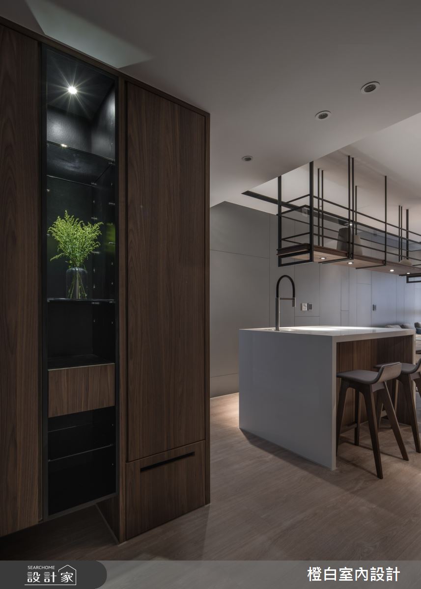 32坪新成屋(5年以下)＿混搭風吧檯案例圖片＿橙白室內裝修設計工程有限公司＿橙白_75京懋朗廷會之1