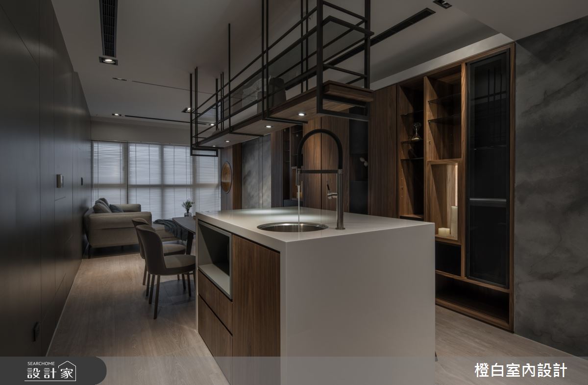 32坪新成屋(5年以下)＿混搭風吧檯案例圖片＿橙白室內裝修設計工程有限公司＿橙白_75京懋朗廷會之5