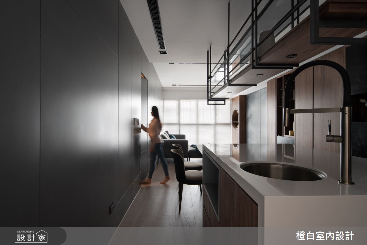 32坪新成屋(5年以下)＿混搭風吧檯案例圖片＿橙白室內裝修設計工程有限公司＿橙白_75京懋朗廷會之3