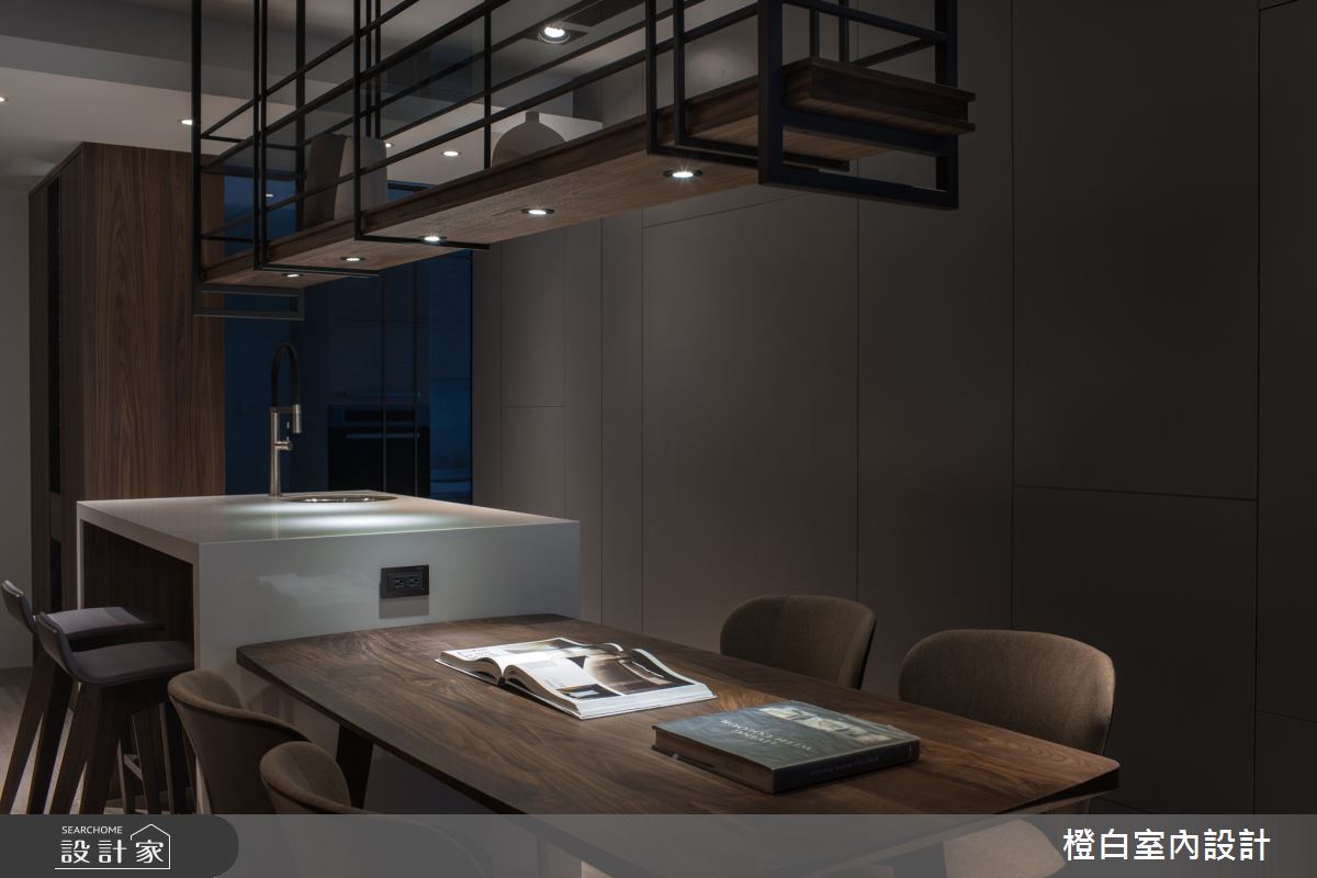 32坪新成屋(5年以下)＿混搭風吧檯案例圖片＿橙白室內裝修設計工程有限公司＿橙白_75京懋朗廷會之8