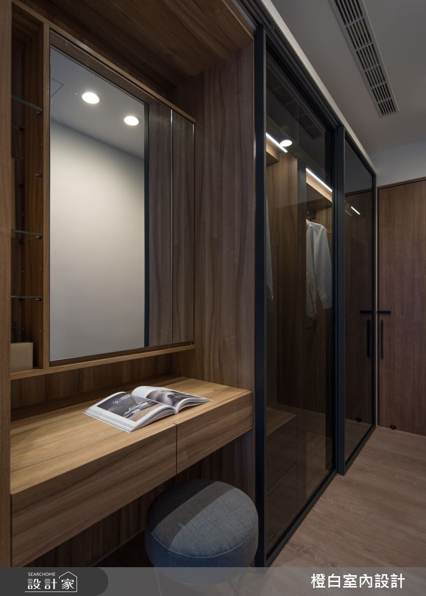 32坪新成屋(5年以下)＿混搭風臥室案例圖片＿橙白室內裝修設計工程有限公司＿橙白_75京懋朗廷會之21
