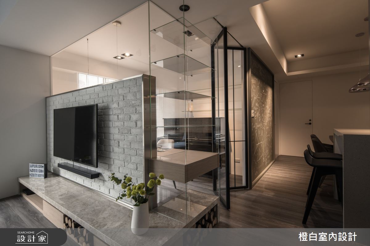 37坪中古屋(5~15年)＿混搭風書房臥榻案例圖片＿橙白室內裝修設計工程有限公司＿橙白_76昇陽麗芙之3