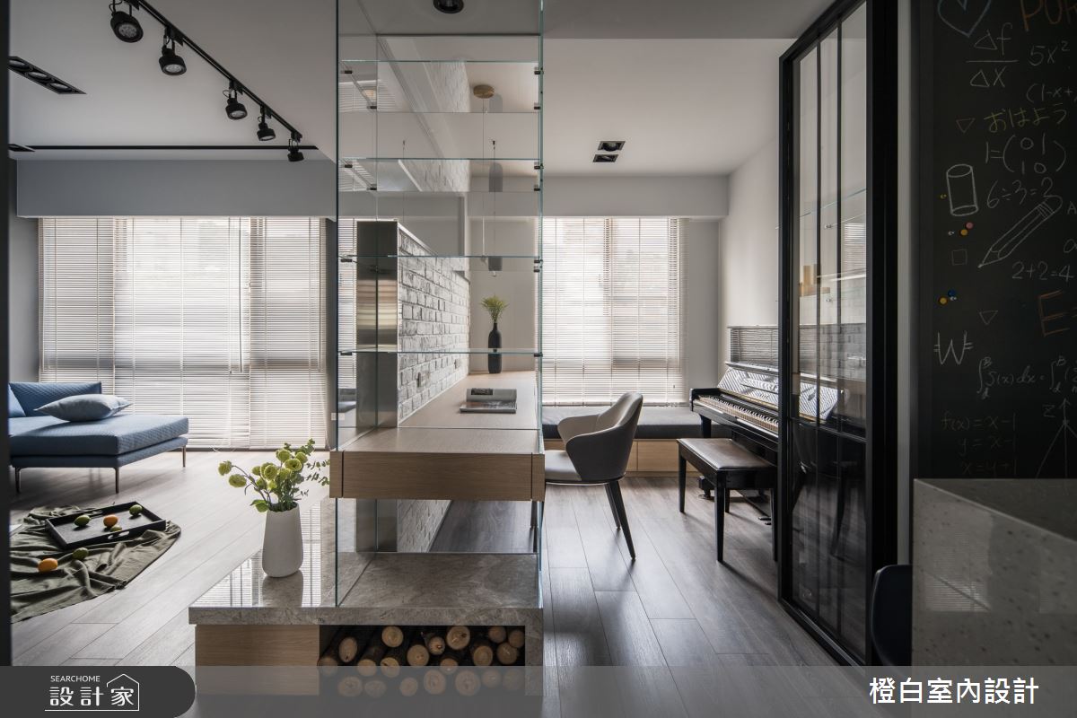 37坪中古屋(5~15年)＿混搭風書房臥榻案例圖片＿橙白室內裝修設計工程有限公司＿橙白_76昇陽麗芙之7