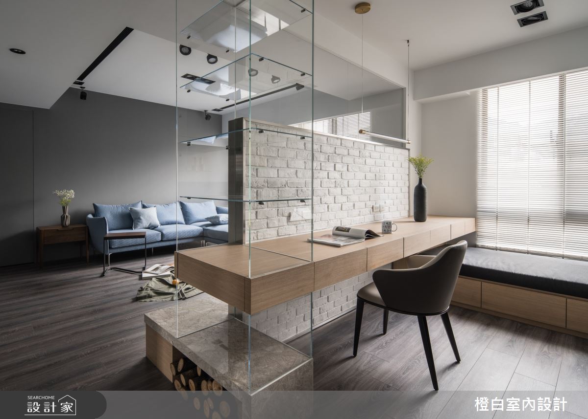 37坪中古屋(5~15年)＿混搭風書房臥榻案例圖片＿橙白室內裝修設計工程有限公司＿橙白_76昇陽麗芙之8