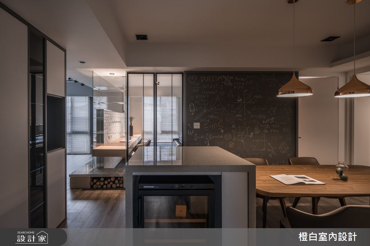 37坪中古屋(5~15年)＿混搭風餐廳書房臥榻案例圖片＿橙白室內裝修設計工程有限公司＿橙白_76昇陽麗芙之9