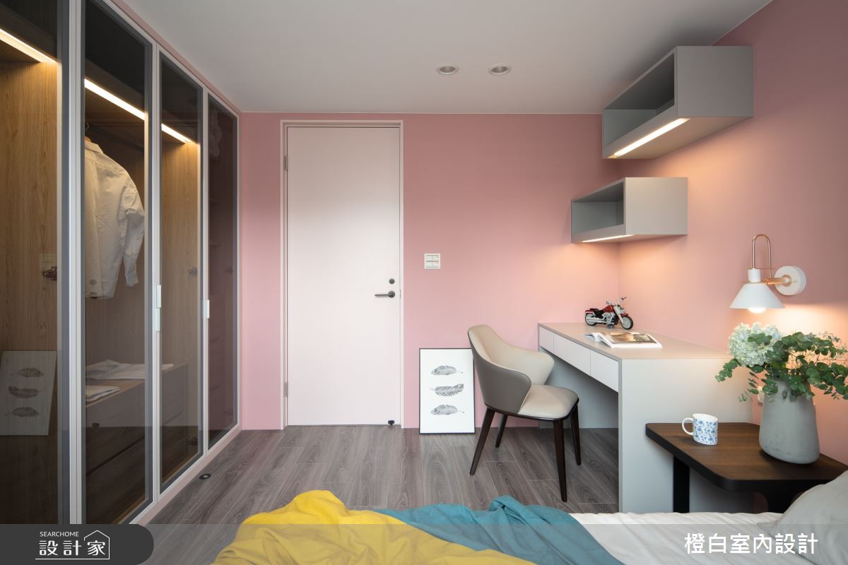 37坪中古屋(5~15年)＿混搭風臥室案例圖片＿橙白室內裝修設計工程有限公司＿橙白_76昇陽麗芙之26