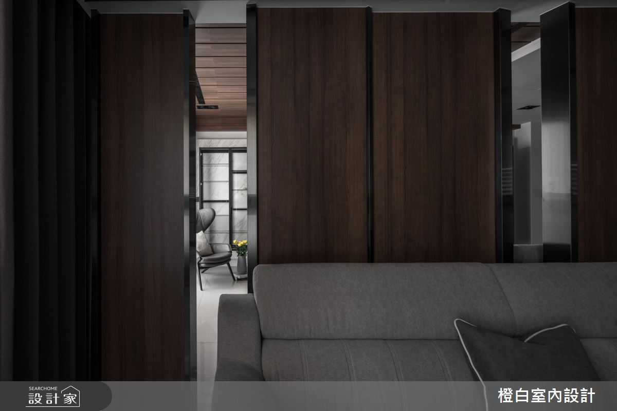 40坪新成屋(5年以下)＿混搭風客廳案例圖片＿橙白室內裝修設計工程有限公司＿橙白_77太子馥之14