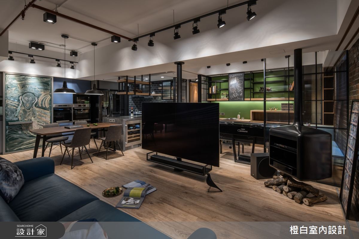 36坪新成屋(5年以下)＿混搭風案例圖片＿橙白室內裝修設計工程有限公司＿橙白_78嘉廷家傳之5