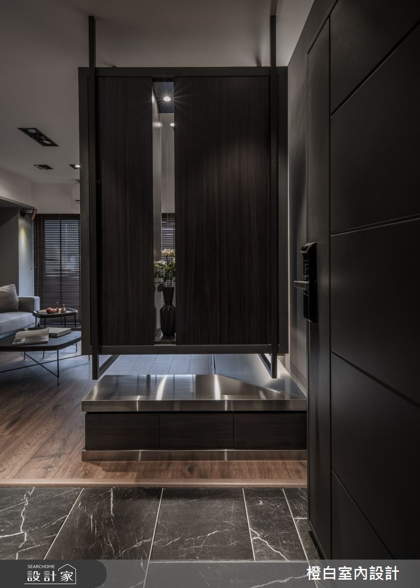 45坪老屋(16~30年)＿混搭風玄關案例圖片＿橙白室內裝修設計工程有限公司＿橙白_79義豐庭之1