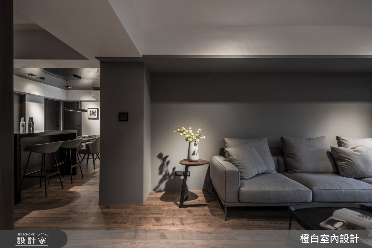 45坪老屋(16~30年)＿混搭風客廳案例圖片＿橙白室內裝修設計工程有限公司＿橙白_79義豐庭之18