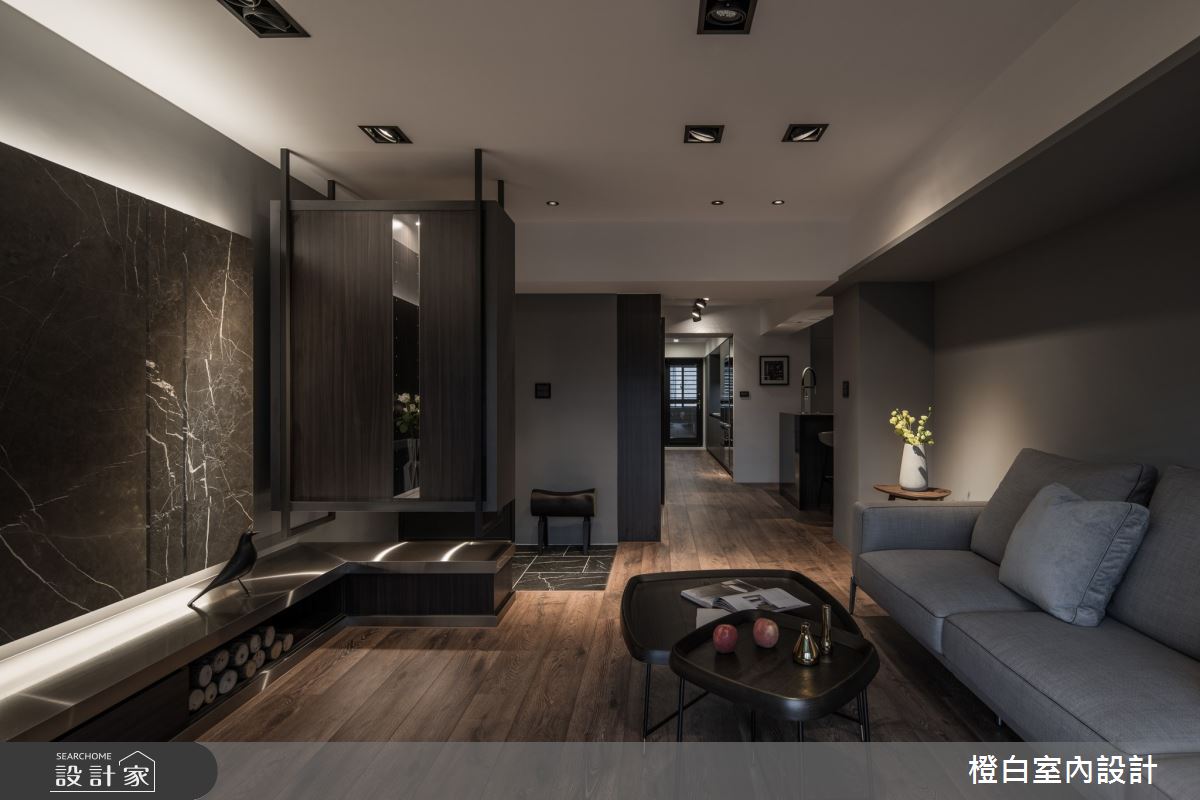 45坪老屋(16~30年)＿混搭風客廳案例圖片＿橙白室內裝修設計工程有限公司＿橙白_79義豐庭之11