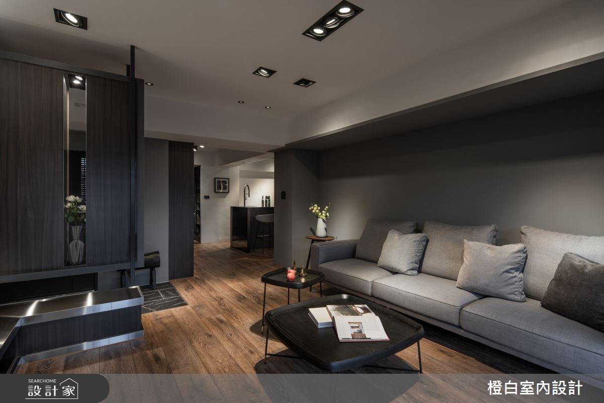 45坪老屋(16~30年)＿混搭風客廳案例圖片＿橙白室內裝修設計工程有限公司＿橙白_79義豐庭之17