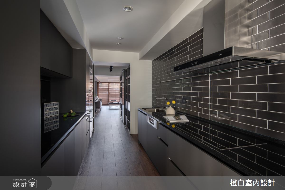 45坪老屋(16~30年)＿混搭風廚房案例圖片＿橙白室內裝修設計工程有限公司＿橙白_79義豐庭之28