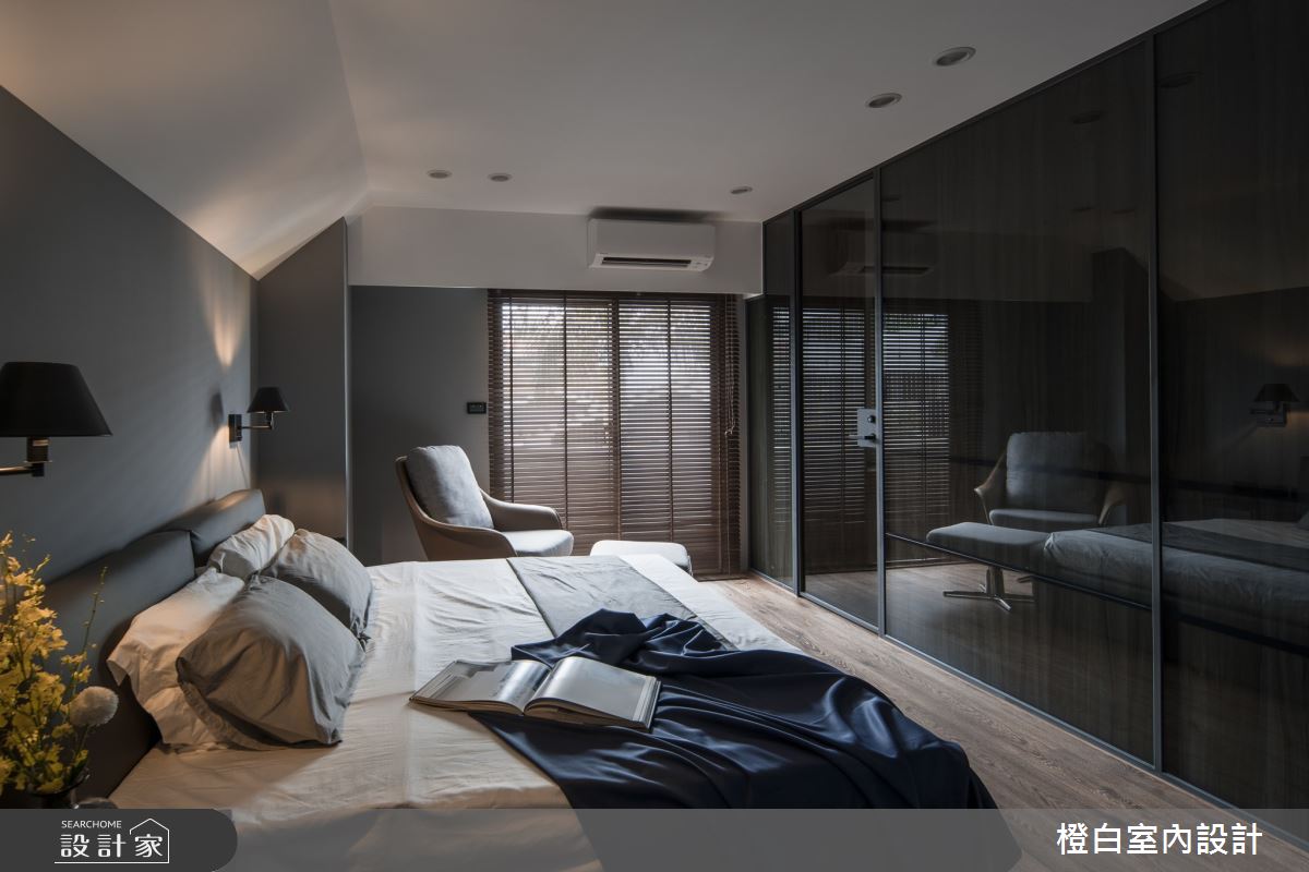 45坪老屋(16~30年)＿混搭風臥室案例圖片＿橙白室內裝修設計工程有限公司＿橙白_79義豐庭之32