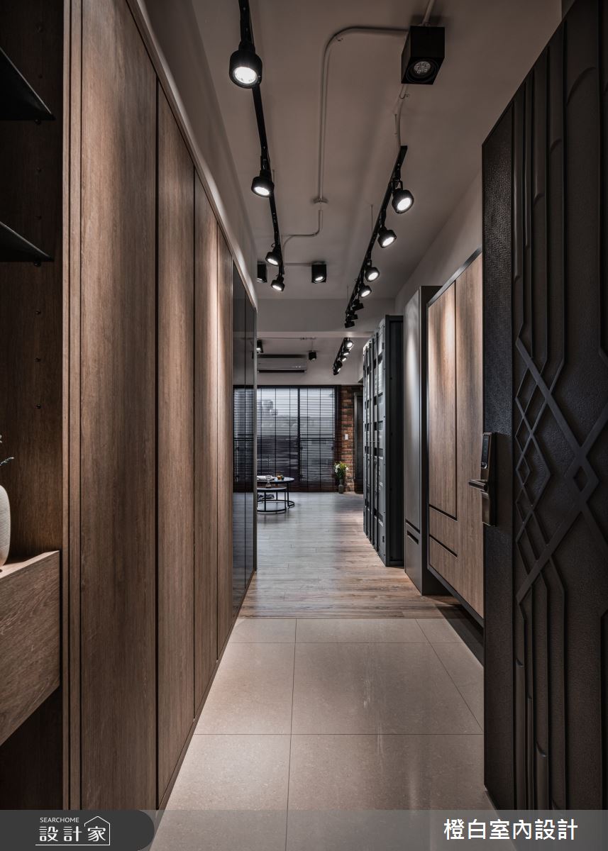 32坪新成屋(5年以下)＿混搭風玄關案例圖片＿橙白室內裝修設計工程有限公司＿橙白_82聚合發艾麗之1