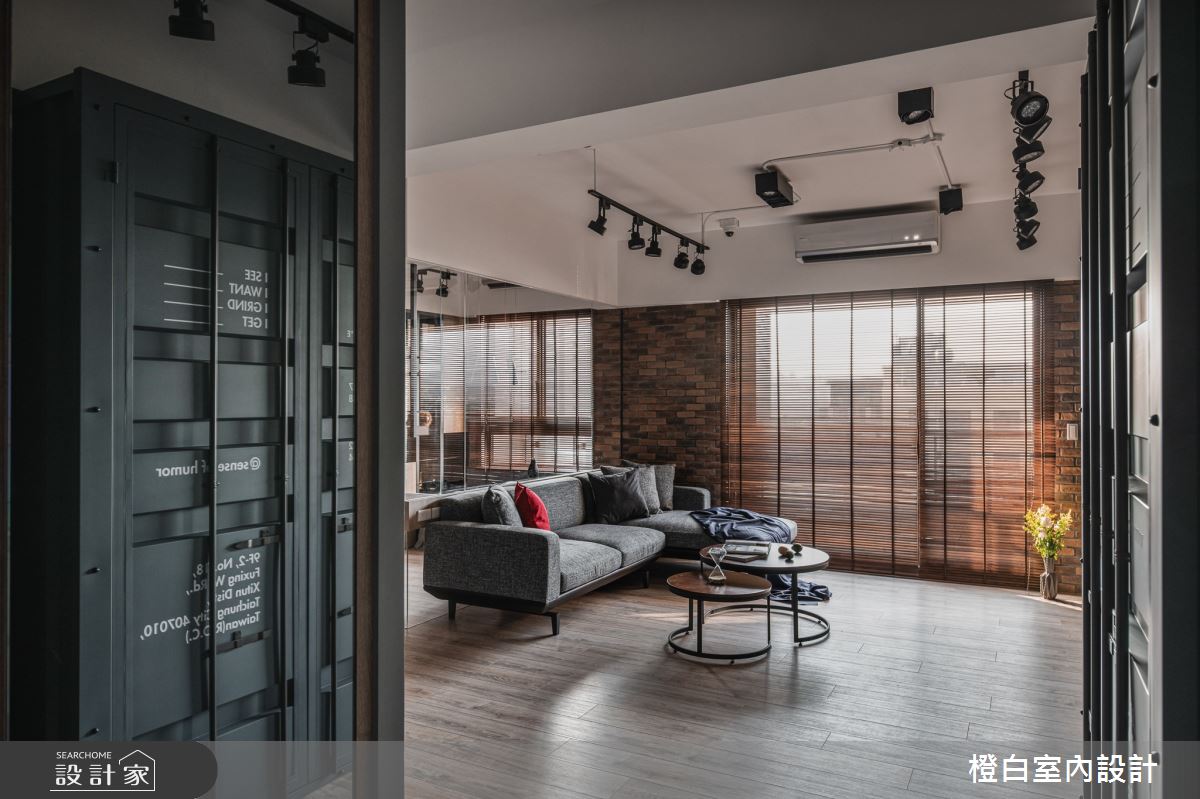 32坪新成屋(5年以下)＿混搭風客廳案例圖片＿橙白室內裝修設計工程有限公司＿橙白_82聚合發艾麗之3