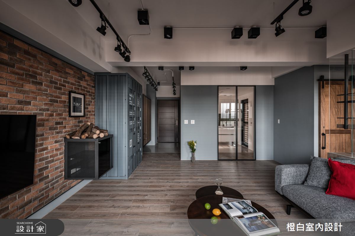 32坪新成屋(5年以下)＿混搭風客廳案例圖片＿橙白室內裝修設計工程有限公司＿橙白_82聚合發艾麗之11