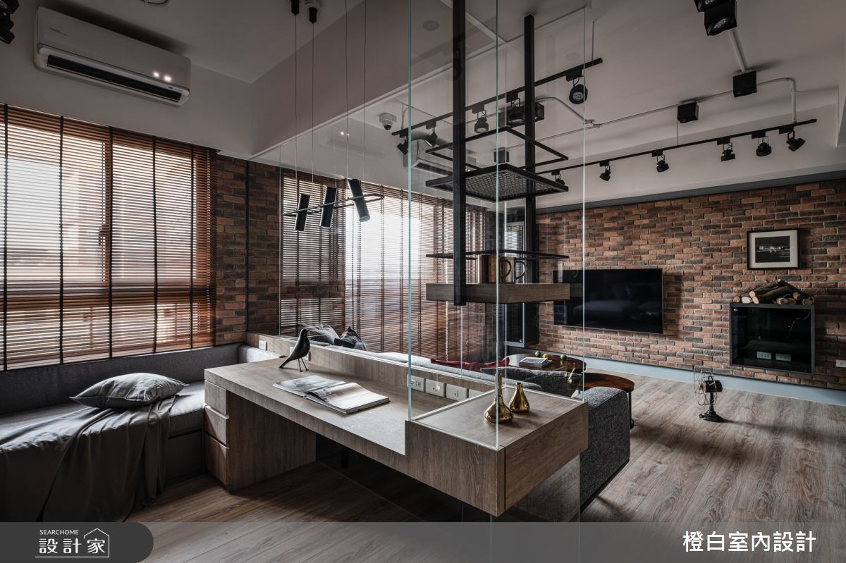 32坪新成屋(5年以下)＿混搭風書房案例圖片＿橙白室內裝修設計工程有限公司＿橙白_82聚合發艾麗之18