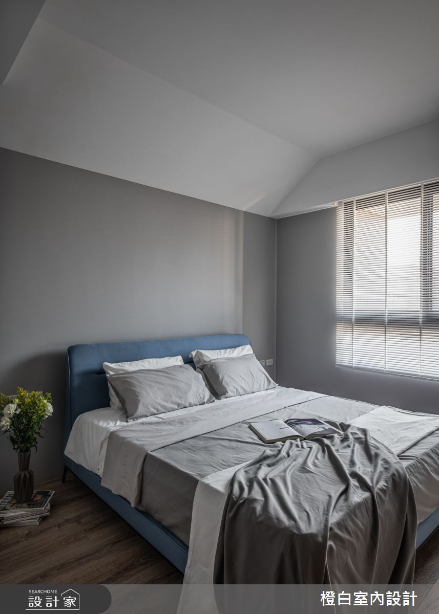 32坪新成屋(5年以下)＿混搭風臥室案例圖片＿橙白室內裝修設計工程有限公司＿橙白_82聚合發艾麗之22