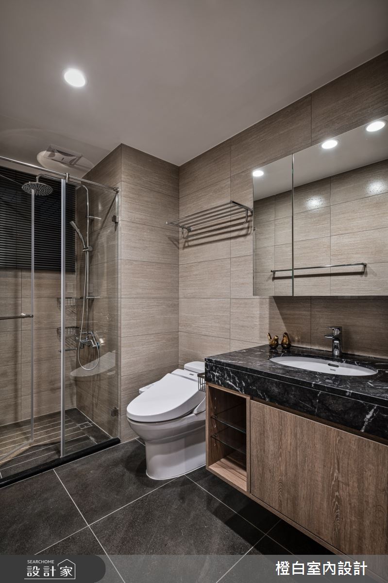 32坪新成屋(5年以下)＿混搭風浴室案例圖片＿橙白室內裝修設計工程有限公司＿橙白_82聚合發艾麗之26