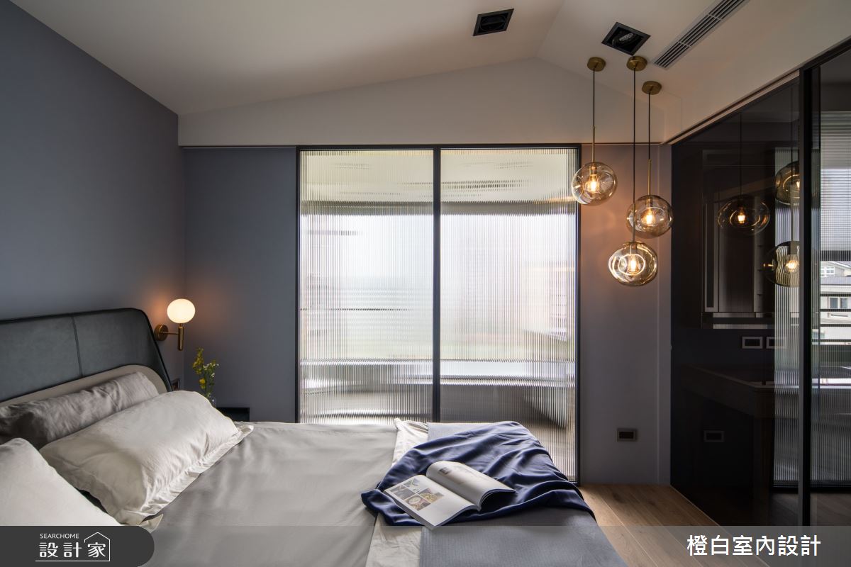 34坪新成屋(5年以下)＿混搭風臥室浴室案例圖片＿橙白室內裝修設計工程有限公司＿橙白_83鄉林山海滙之52