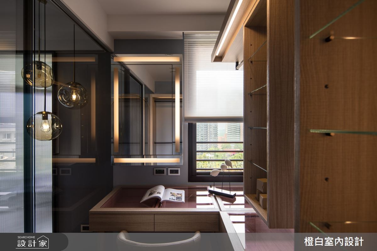 34坪新成屋(5年以下)＿混搭風更衣間案例圖片＿橙白室內裝修設計工程有限公司＿橙白_83鄉林山海滙之56