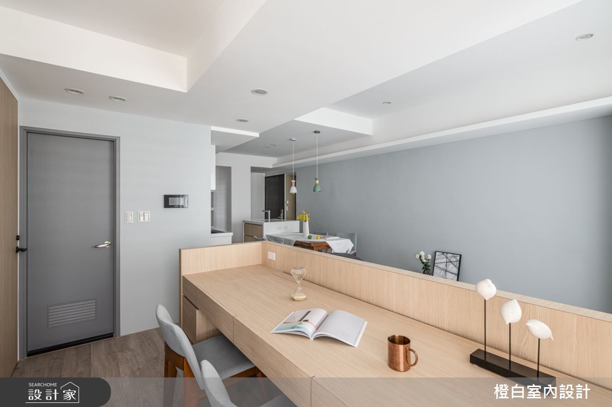 25坪新成屋(5年以下)＿北歐風書房案例圖片＿橙白室內裝修設計工程有限公司＿橙白_84富宇大雅之12
