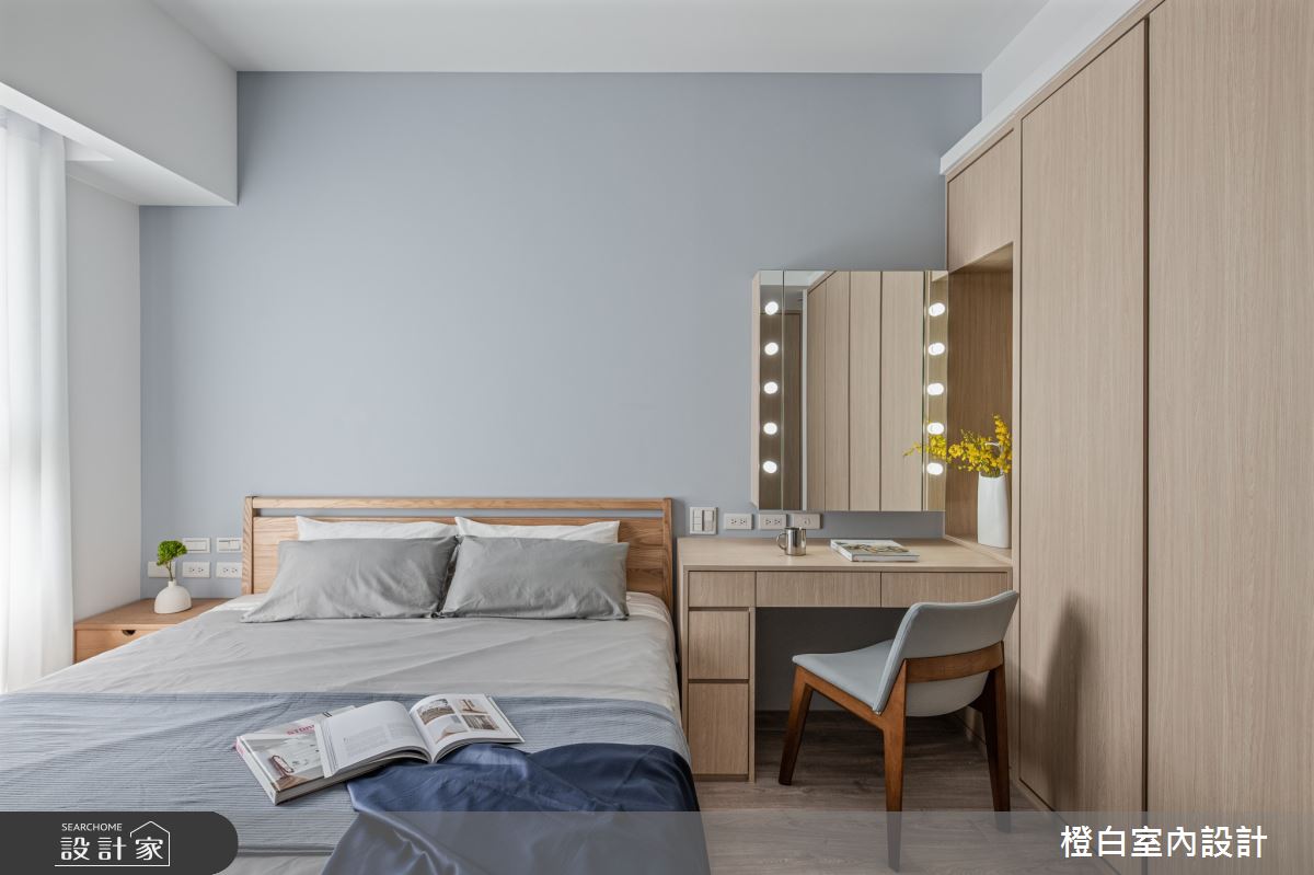 25坪新成屋(5年以下)＿北歐風臥室案例圖片＿橙白室內裝修設計工程有限公司＿橙白_84富宇大雅之15