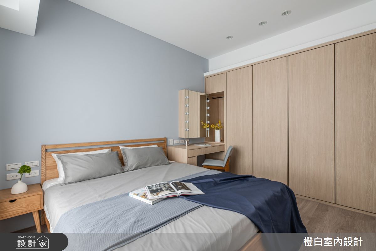 25坪新成屋(5年以下)＿北歐風臥室案例圖片＿橙白室內裝修設計工程有限公司＿橙白_84富宇大雅之16
