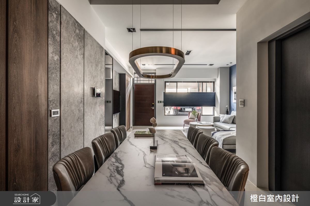 95坪預售屋＿混搭風餐廳案例圖片＿橙白室內裝修設計工程有限公司＿橙白_85宗大陶裡原之13