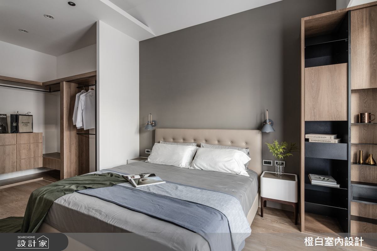 95坪預售屋＿混搭風臥室案例圖片＿橙白室內裝修設計工程有限公司＿橙白_85宗大陶裡原之25